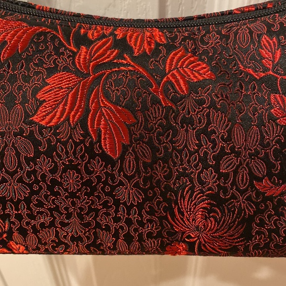 Brocade fabric handbag - Picture 2 of 3